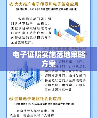 电子证照实施落地策略方案