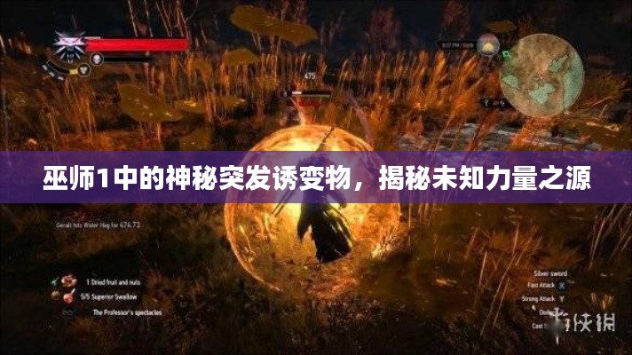 巫师1中的神秘突发诱变物，揭秘未知力量之源